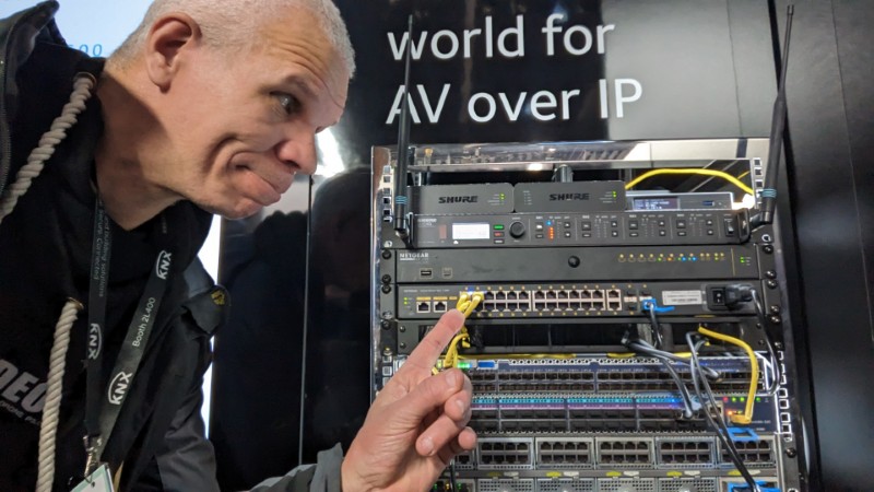 Test de la nouvelle console AV over IP